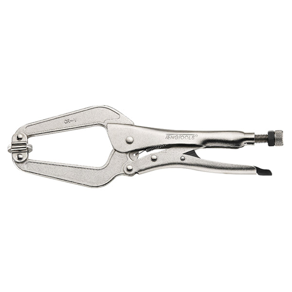 ITM - TENG 12" LONG C-CLAMP LOCK PLIER (NP) W/SWIVEL PAD | TE-409SP