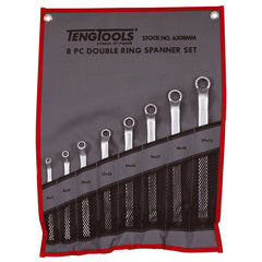 ITM - TENG DOUBLE OFF-SET RING SPANNER SET, 8PCE, 6MM-22MM | TE-6308MM