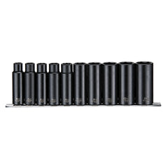 ITM - TENG 10PCE 1/2" DR. DEEP IMPACT SOCKET RAIL SET 10-24MM | TE-9126