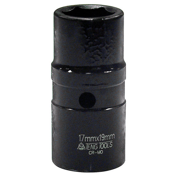 ITM - TENG 1/2" DR. DOUBLE ENDED WHEEL NUT IMPACT SOCKET 17MM / 19MM | TE-9291719