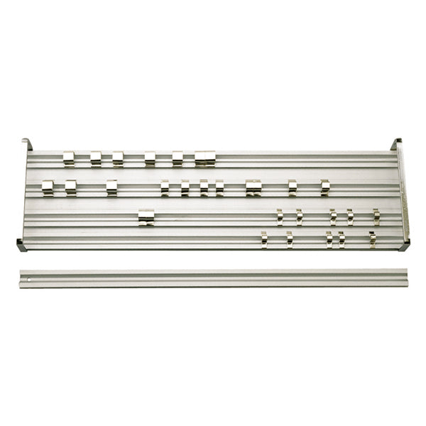 ITM - TENG 33PCE 450MM 4-TRACK CLIP RAIL TRAY W/CLIPS | TE-ALU450