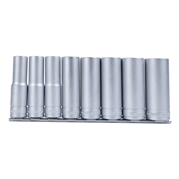 ITM - TENG 8PCE 1/2" DR. DEEP SOCKET SET 13-24MM 12PNT | TE-M1207