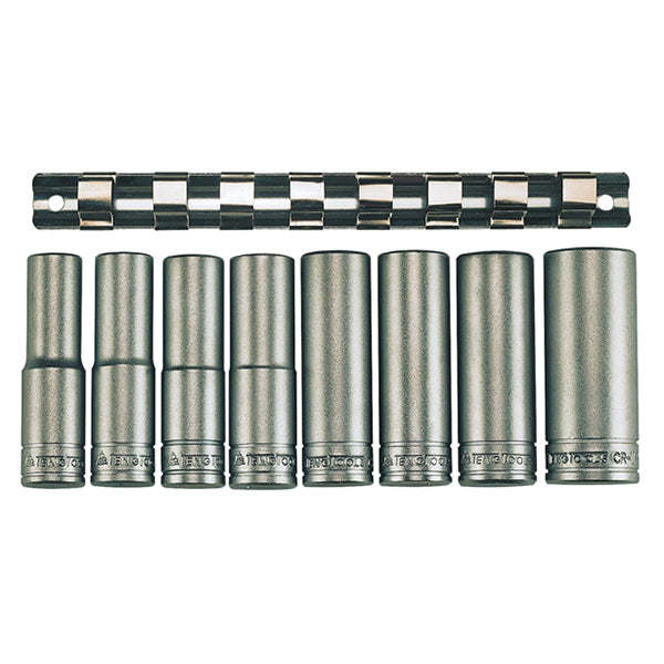 ITM - TENG 9PCE 1/2" DR. DEEP SOCKET SET 13-24MM 6PNT | TE-M1208-6
