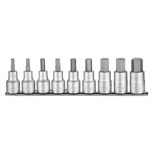ITM - TENG 9PCE 1/2" DR. AF HEX BIT SOCKET SET 3/16-5/8" | TE-M1209AF
