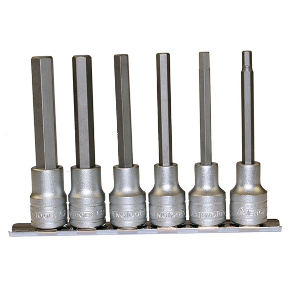 ITM - TENG 6PCE 1/2" DR. LONG HEX SOCKET SET 5-12MM | TE-M1211