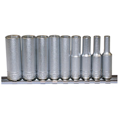 ITM - TENG 9PCE 1/4" DR. METRIC DEEP SOCKET SET 4-13MM 6PNT | TE-M1407