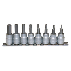 ITM - TENG 8PCE 3/8" DR. AF HEX BIT SOCKET SET 3/32-3/8" | TE-M3811
