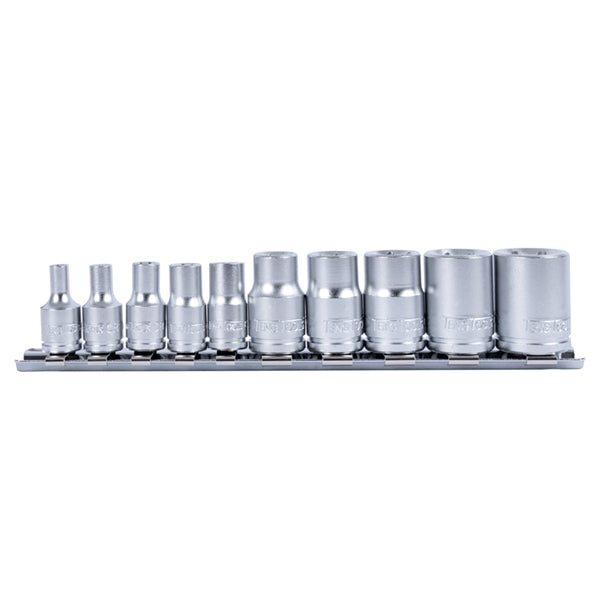 ITM - TENG 10PCE 1/4" & 3/8" DR. TX-E SOCKET SET E4-E18 | TE-M3814