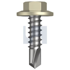 Hobsons - #12-14 x 20 - Evening Haze - Metal SDS Flanged Hex Head - Class 4 | TEHM4FH1214020