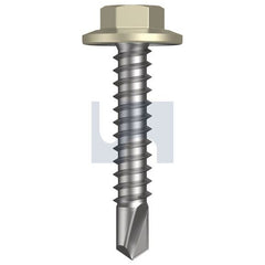 Hobsons - #12-14 x 30 - Evening Haze - Metal SDS Flanged Hex Head - Class 4 | TEHM4FH1214030