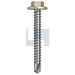 Hobsons - #12-14 x 45 - Evening Haze - Metal SDS Flanged Hex Head - Class 4 | TEHM4FH1214045