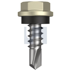 Hobsons - #10-16 x 16 EVENING HAZE - CL4 AS3566 METAL SDS HEX HEAD + WASHER | FS275-EH (Pack of 1000)
