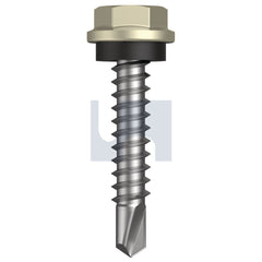 Hobsons - #10-16 x 25 EVENING HAZE - CL4 AS3566 METAL SDS HEX HEAD + WASHER | Q280-EH (Pack of 1000)