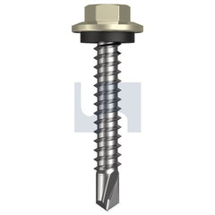 Hobsons - #12-14 x 35 - Evening Haze - Metal SDS Hex Head + Washer - Class 4 | TEHM4SH1214035
