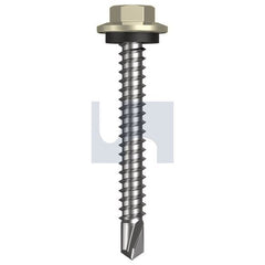 Hobsons - #12-14 x 45 - Evening Haze - Metal SDS Hex Head + Washer - Class 4 | TEHM4SH1214045