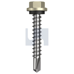 Hobsons - #14-10 x 42 Evening Haze - Cl4 As3566 Metal Sds Hex Head + Washer | Q330-Eh (Pack Of 1000)