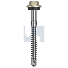 Hobsons - #12-14 x 55 - Evening Haze - + Scratchguard Metal SDS Hex Head + Washer - Class 4 | TEHM4SS1214055