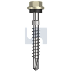 Hobsons - #14-10 x 50 Evening Haze - Cl4 As3566 + Scratchguard Metal Sds Hex Head + Washer | Q335-Eh (Pack Of 1000)