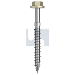 Hobsons - #14-10 x 65 - Evening Haze - + Scratchguard Type 17 Flanged Hex Head - Class 4 - Qty 500 | TEHW4FS1410065