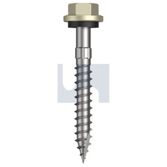 Hobsons - #14-10 x 50 Evening Haze - Cl4 As3566 + Scratchguard Type 17 Hex Head + Washer | Q625-Eh (Pack Of 1000)