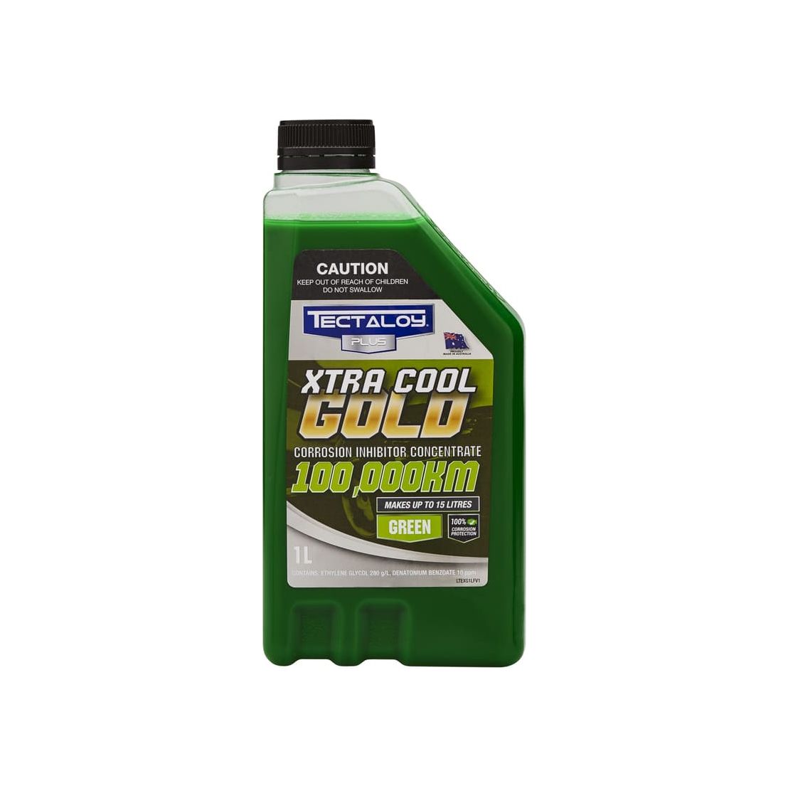Tectaloy - Xtra Cool Gold Coolant Concentrate Green 1l | TEXG1L