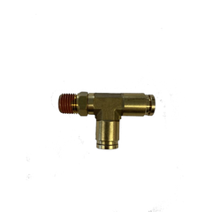 Hardie Hose - 1/4 x 1/8 NPT Air Brake Push-In Swivel Run Tee | TF-1871S-0402