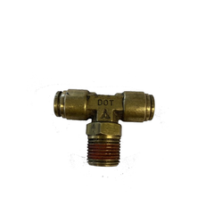 Hardie Hose - 1/4 x 1/8 NPT Air Brake Push-In Swivel Branch Tee | TF-1872S-0402
