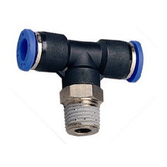 Hardie Hose - Push-In Male Branch Tee 4mm x 1/4 BSP | TF-QFM12-0404