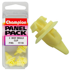 Champion - BODY MOULD CLIPS-COL: YELLOW-LEN: 17mm-HEAD: 17mm | TF110