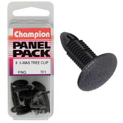 Champion - Xmas Tree Clips-col: Black-len: 18mm-hole: 5mm-head: 13mm | TF1