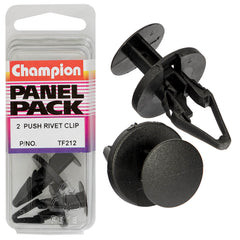 Champion - Push Rivets - Colour: Black - Length: 20mm - Hole: 8.5mm - Head: 20mm | TF212
