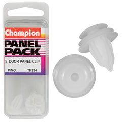 Champion - Trim Clips - Colour: Black - Hole: 9mm - Top Head: 13mm - Mid 16mm - Bottom 18mm | TF234
