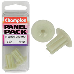 Champion - SCREW GROMMETS-COL: CLEAR-WIDTH: 22mm, LEN: 20mm-HOLE: 12mm | TF240