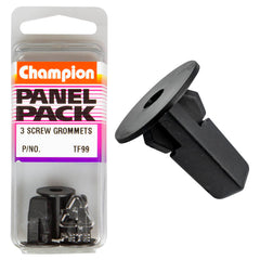 Champion - SCREW GROMMETS-COL: BLACK-LEN: 18mm-SCREW SIZE: 5.5mm-HEAD: 16mm | TF99