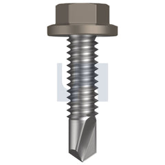 Hobsons - #14-20 x 25 - Gully - Metal SDS Flanged Hex Head - Class 4 - Qty 1000 | TGUM4FH1420025