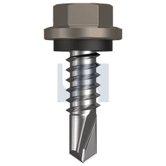 Hobsons - #14-14 x 22 - Gully - Metal SDS Hex Head + Washer - Class 4 | TGUM4SH1414022