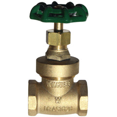 AIP - Gate Valve Brass Green Handle Watermark BSP - 1-1/2" | 25-203-024 | TGV38