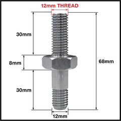 Richmond Rolling Solutions - TH1 PINTLE THREADED INSERT 12M | 063PINTLE-TH1