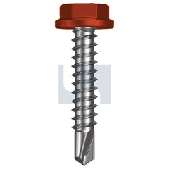 Hobsons - #10-16 x 25 HEADLAND (MAPLE) -CL4 AS3566 METAL SDS FLANGED HEX HEAD | Q185-HE (Pack of 1000)