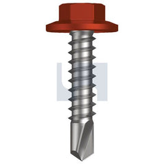 Hobsons - #12-14 x 25 - Headland (Maple) - Metal SDS Flanged Hex Head - Class 4 | THEM4FH1214025