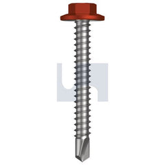 Hobsons - #12-14 x 45 - Headland (Maple) - Metal SDS Flanged Hex Head - Class 4 | THEM4FH1214045