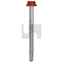 Hobsons - #14-10 x 75 - Headland (Maple) - + Scratchguard Metal SDS Flg Hex Head - Class 4 - Qty 500 | THEM4FS1410075