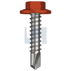 Hobsons - #14-14 x 22 - Headland (Maple) - Metal SDS 5 16af Flanged Hex - Class 4 - Qty 1000 | THEM4RH1414022