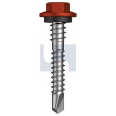 Hobsons - #12-14 x 37 - Headland (Maple) - Metal SDS Hex + Washer + Xgrip - Class 4 | THEM4XH1214037