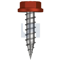 Hobsons - #10-12 x 20 HEADLAND (MAPLE) -CL4 AS3566 NEEDLE PT SDS FLANGED HEX | Q150-HE (Pack of 1000)