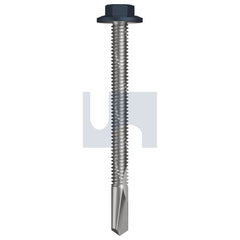 Hobsons - #12-24 x 65 - Ironstone - S500 SDS Flanged Hex Head - Class 4 - Qty 500 | TIS54FH1224065
