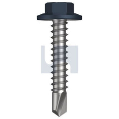 Hobsons - #12-14 x 30 - Ironstone - Metal SDS Flanged Hex Head - Class 4 | TISM4FH1214030