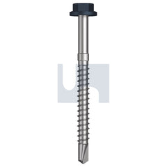 Hobsons - #14-10 x 75 - Ironstone - + Scratchguard Metal SDS Flg Hex Head - Class 4 - Qty 500 | TISM4FS1410075