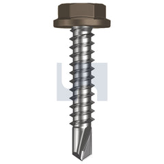 Hobsons - #10-16 x 25 JASPER (SORRELL) -CL4 AS3566 METAL SDS FLANGED HEX HEAD | Q185-JA (Pack of 1000)