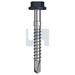 Hobsons - #14-10 x 75 - Jasper (Sorrell) - + Scratchguard Metal SDS Flg Hex Head - Class 4 - Qty 500 | TJAM4FS1410075